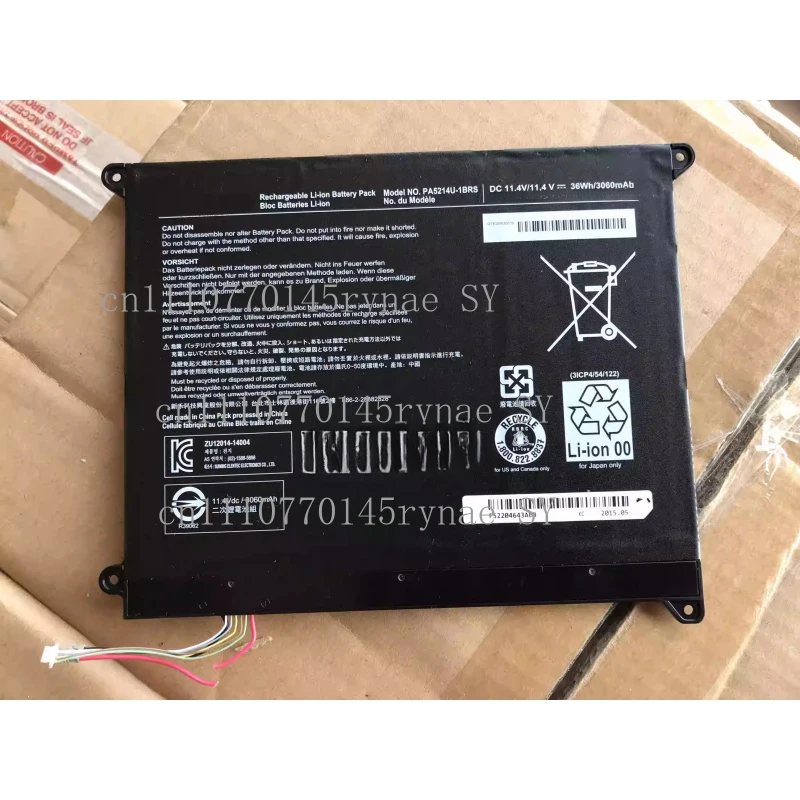 

New PA5214U-1BRS Laptop Battery for Toshiba Portege Z20T-B Z20T-C WT20-B Series Notebook PA5214U 11.4V 3060mAh 36Wh