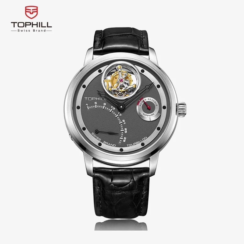 TOPHILL Tourbillon Watch for Men Automatic Movement Men Luxury watch Waterproof Sapphire glass