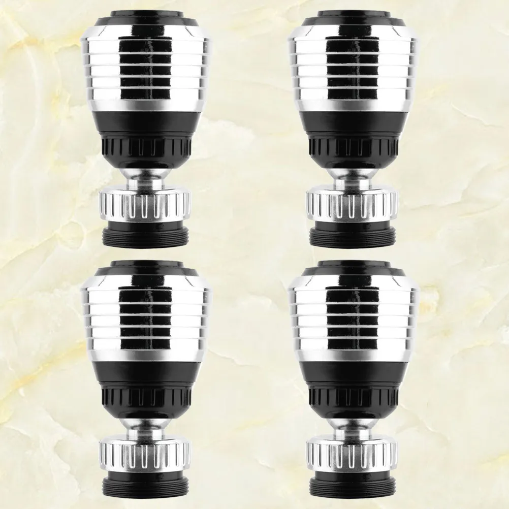 4pcs Faucet Nozzle Abs Material Water Saving Tap Bubbler Tap Bubbler For Kitchen Bathroom Cold Hot Mixer Connector