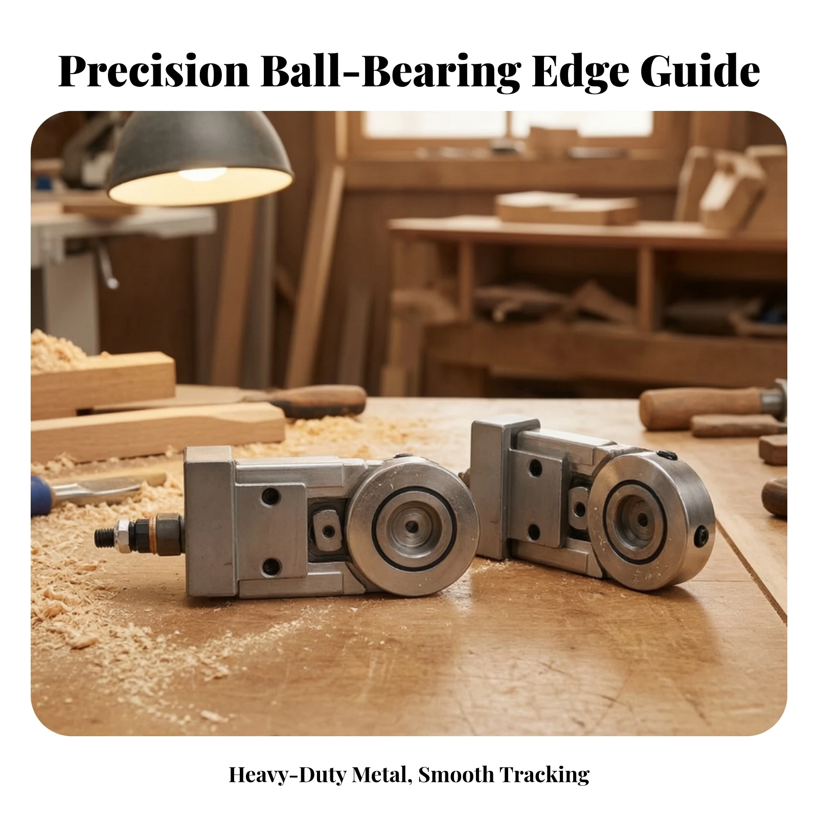 Machine Part Machined Metal Guide Wheel Assembly with Bearing Edge-Banding Machine Component for Woodworking Professionals