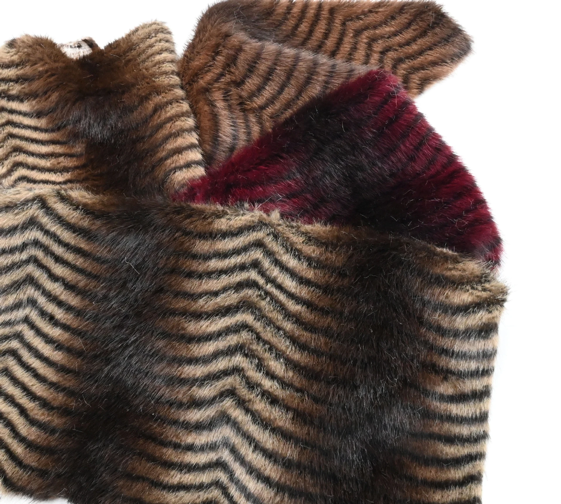 

1 ярд Одежда, сумки, обувь, игрушки, плюшевая ткань 12 мм, маленькая золотая норка с принтом, водная рябь, ткань из меха норки для пальто, ковер, ткань