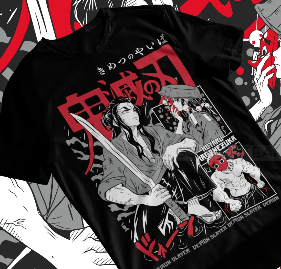 

Hotaru Haganezuka T-Shirt Demon Slayer Anime Manga Strip Soft Tee All Sizes