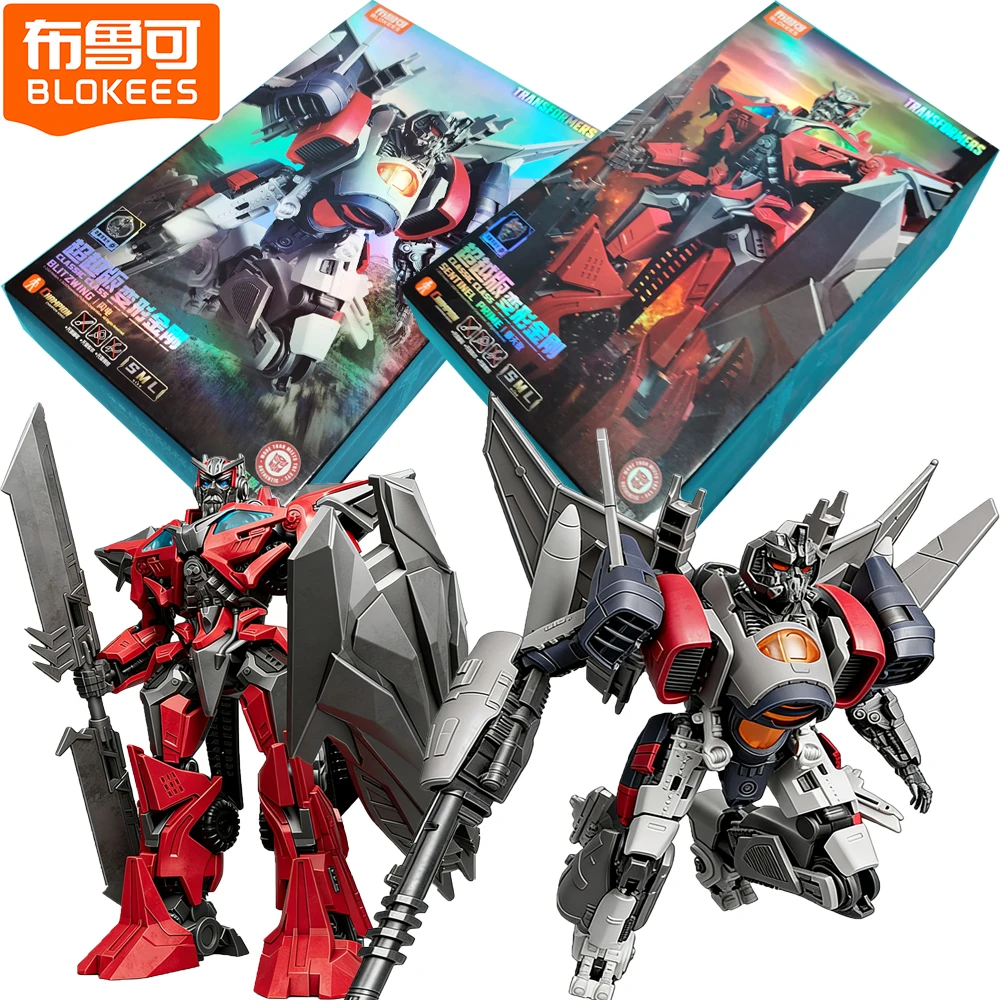 

BLOKEES Official Transformers Action Figures Cartoon Fashion Joint Mobile Anime Character Assembly Model Toys Kids Hobbies Gifts