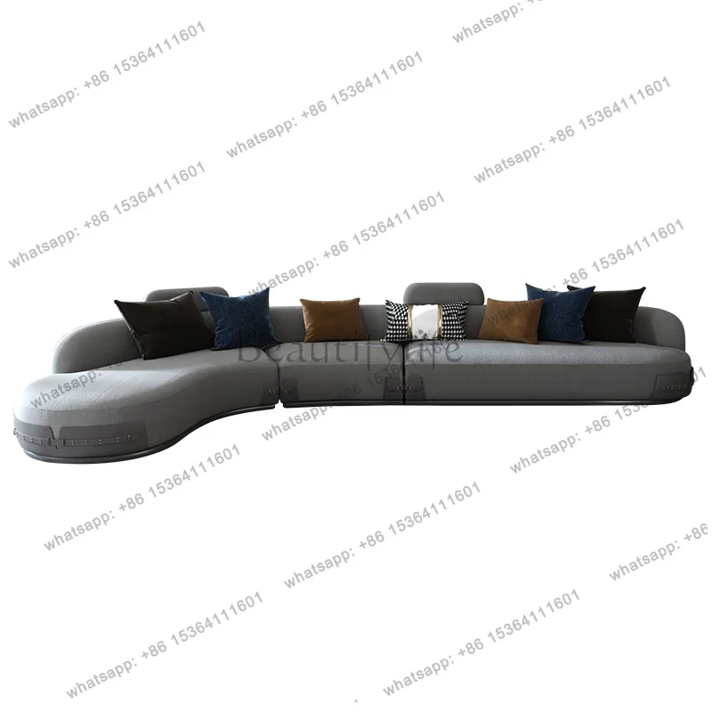 

Modern fabric corner sofa neoclassical combination birch sofa living room furniture