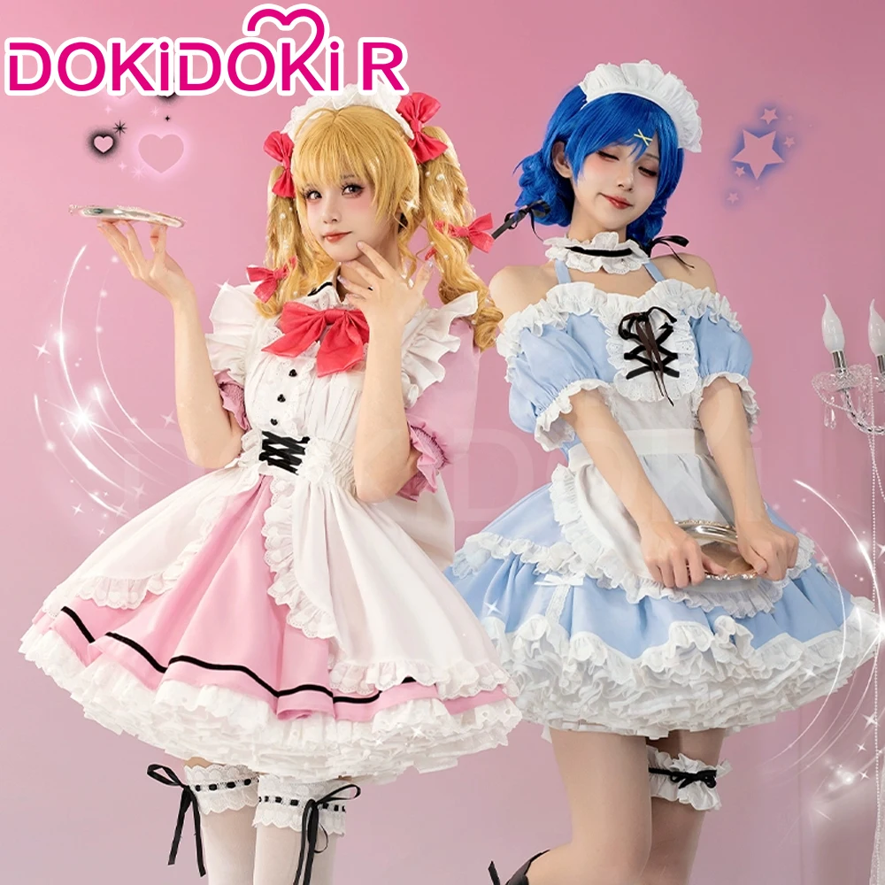 【Jan. Limited 5%OFF】Hanon Hosho Nanami Ruchia Cosplay Anime Mermaid Melody Pichi Pichi Pitch DokiDoki-R Women Cute Maid Costume