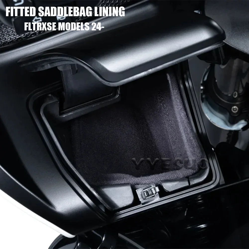 

for Harley Touring CVO Road Glide FLTRX ST FLTRXSTSE FLTRXSE Motorcycle Fitted Saddlebag Lining Compartment Liners