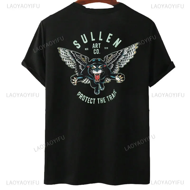 Socks Sullen Art Collective Man Cotton Tshirt USA Flyin High Skull and Wings Socks T Shirt SULLEN BLAQ MAGIC TEE Sullen Clothing