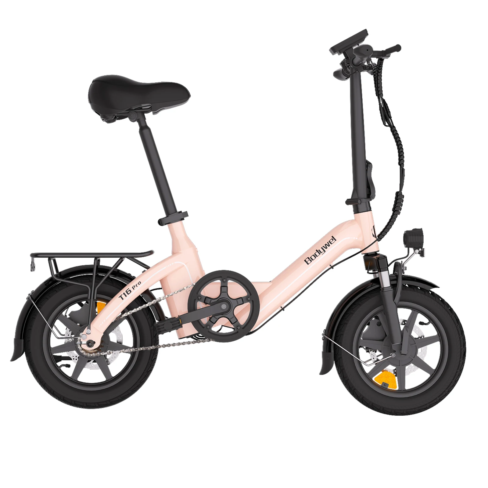 AliExpress Bodywel T16 PRO Adult Electric Bicycle, 250W city ebike, 36V 7.8AH E-bike, 14-inch tire Foldable Electric Bike