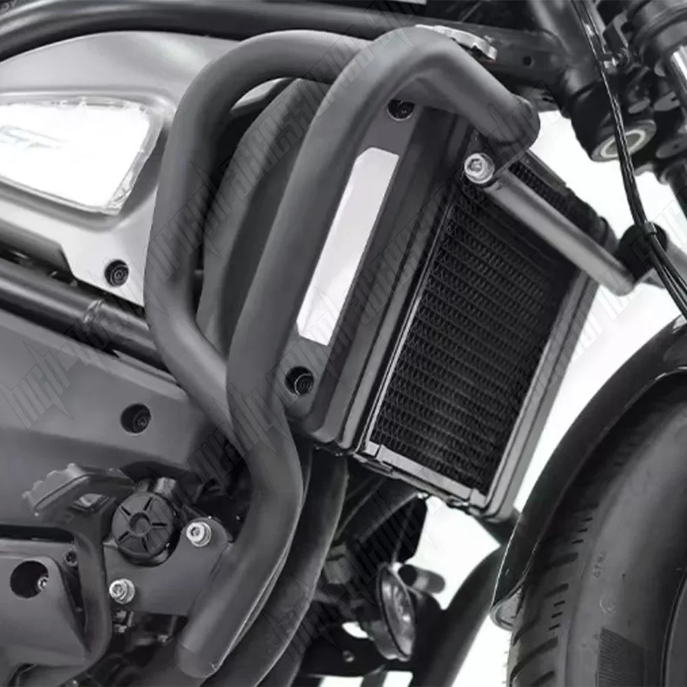 Stainless Steel Upper Crash Bar Extension Bumper for QJMOTO SRV700 700SRV 700 SRV Motorcycle Tank Guard Protection New