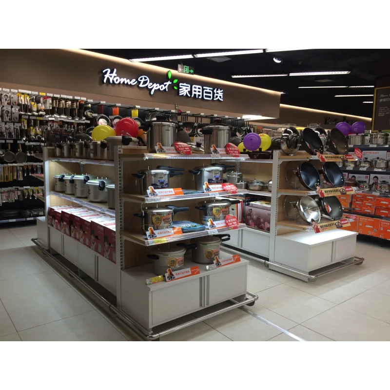 custom.Double-Sided Light Duty Wood Book Store Display Rack Stationery Shop Furniture Design Showcase