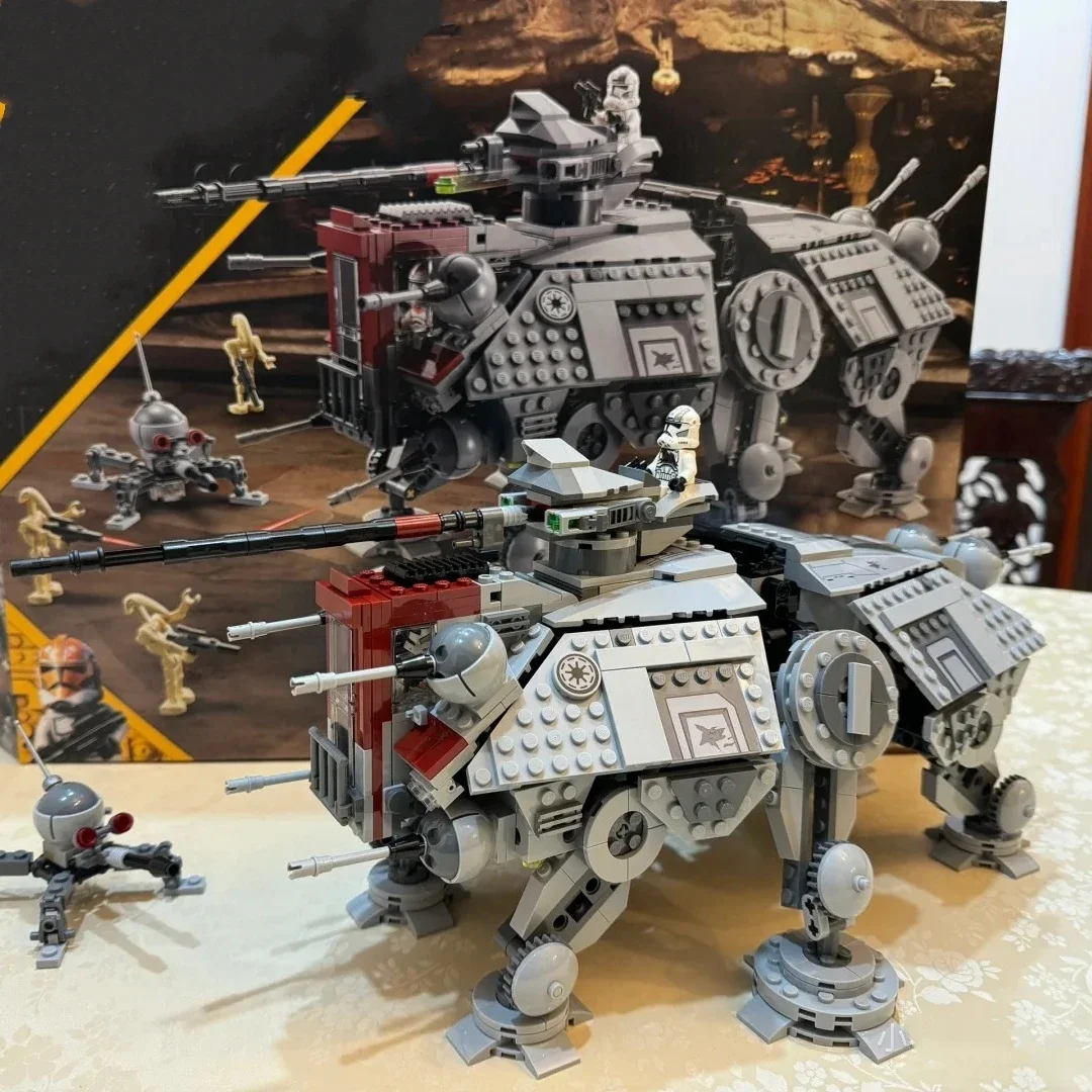 

Technical AT-TE Walker 75337 MOC Model 1082PCS Building Block Space Robot Kit Self-locking Bricks DIY Assemble Birthday Gift Toy