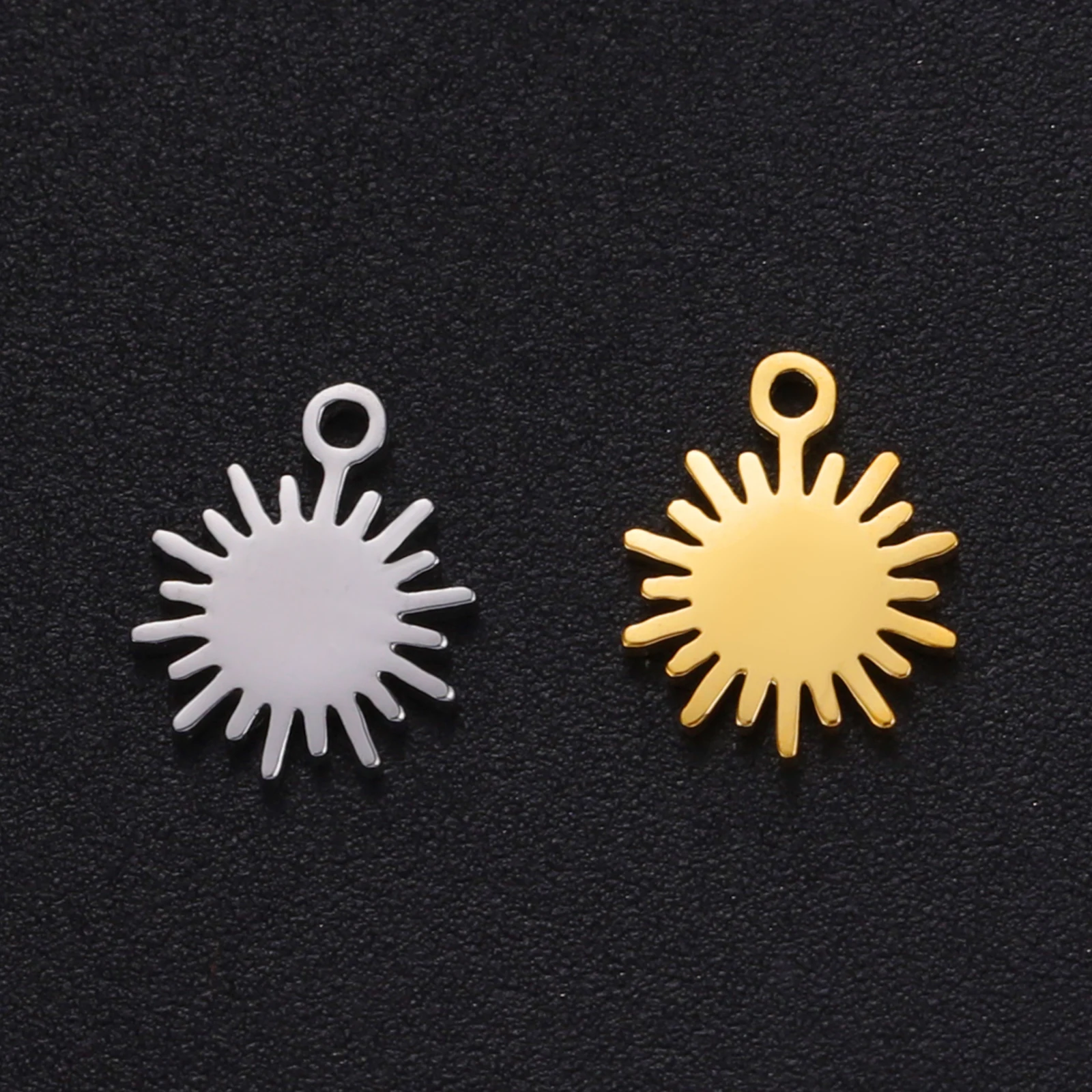 5pcs Stainless Steel Charms for DIY Jewelry Making