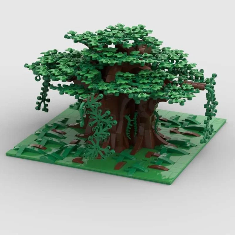 1183 قطعة MOC نموذج شجرة كبيرة اللبنات العمارة تجميع لتقوم بها بنفسك لعبة التعليم الإبداعي الطوب هدية الكريسماس عيد ميلاد الاطفال