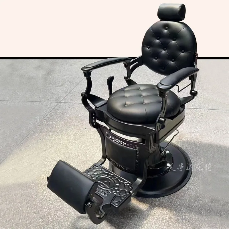 

Hair salon men's hair cutting chair hair salon special health oil head down shaving and shaving class chair