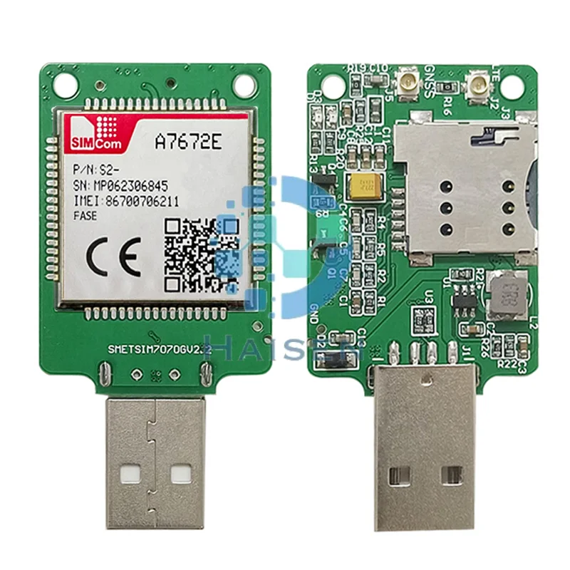 HAISEN SIMCOM A7672E USB Dongle A7672E-Dongle A7672E Core Board LTE CAT1+2G+GPS A7672