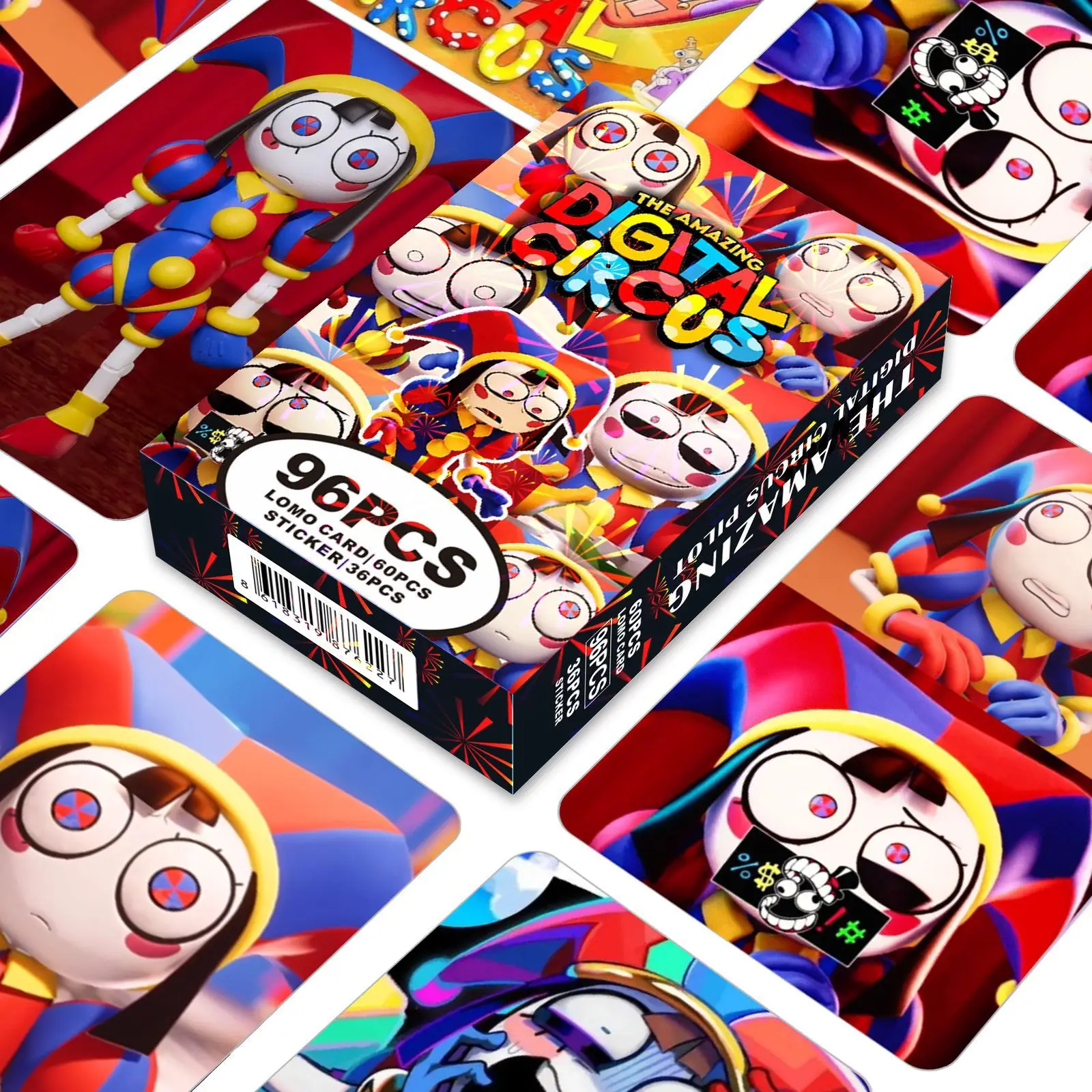 96Pcs The Amazing Digital Circus Photocards Anime Cards Collectible Set for Fans Birthday Gifts Merch/Trading Cards