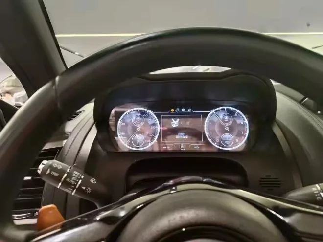 12.3 بوصة LCD أداة العنقودية الرقمية لجاكوار F-TYPE 2015-2020 لوحة القيادة الظاهري قمرة القيادة سرعة متر عرض عداد المسافات