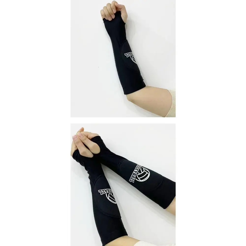 1 Pair Armband Female Cuff Breathable Compression Basketball Volleyball Elastic Breathable Arm Warmer Elbow Protection Accessory