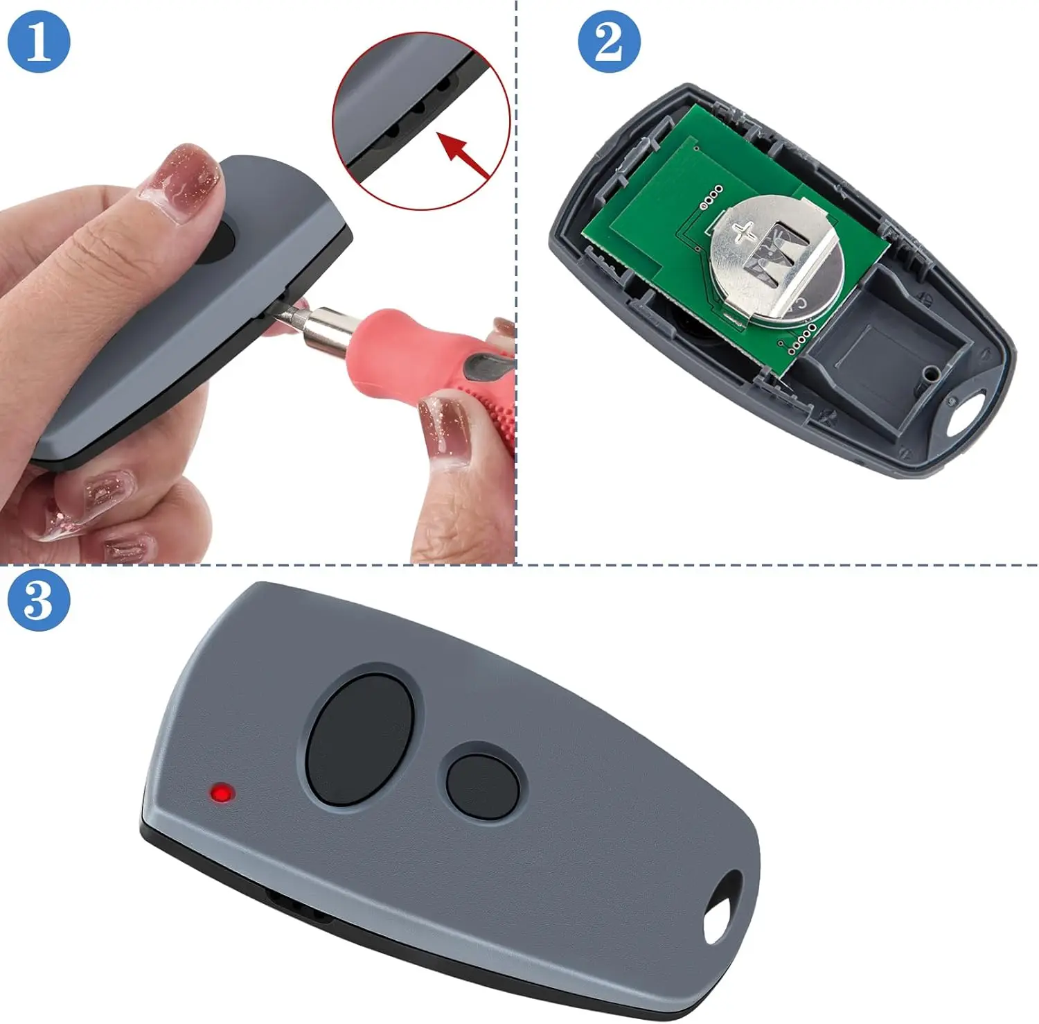 2 قطعة باب المرآب التحكم عن بعد ل Marantec D304 D384 D321 D323 متوافق مع جهاز التحكم عن بعد Marantec Digital D302 868.3MHz