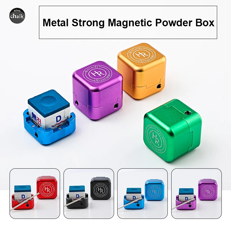 

Biliard Chalk Box Billiard AccessoriesProtector Container Pool Cue Chalk Holder forIndoor Billiard Table Beginner