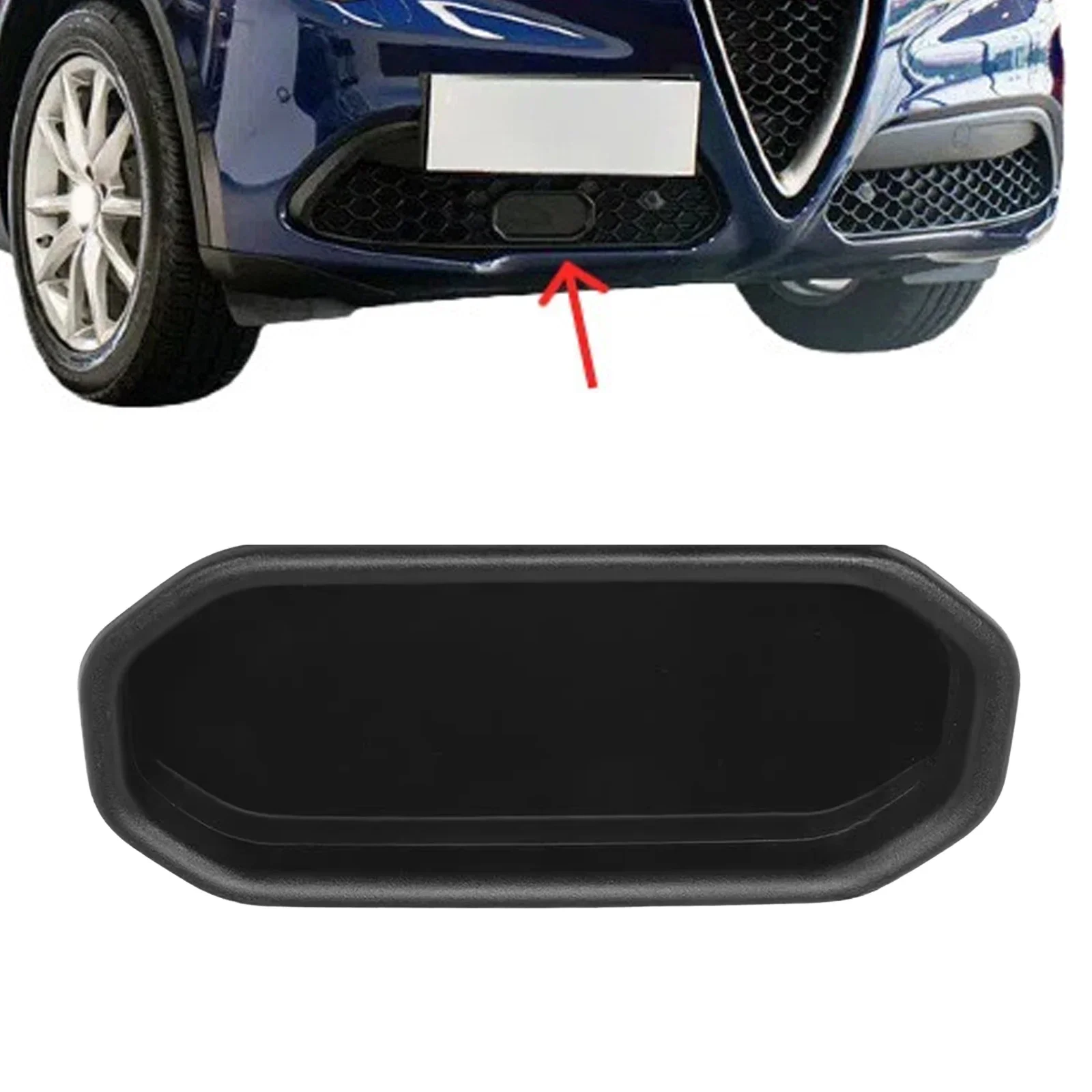 Replacement Front Bumper Grille Sensor Cap 156126159 For Alfa For Stelvio 2017 2024 Fitment With Original Parts