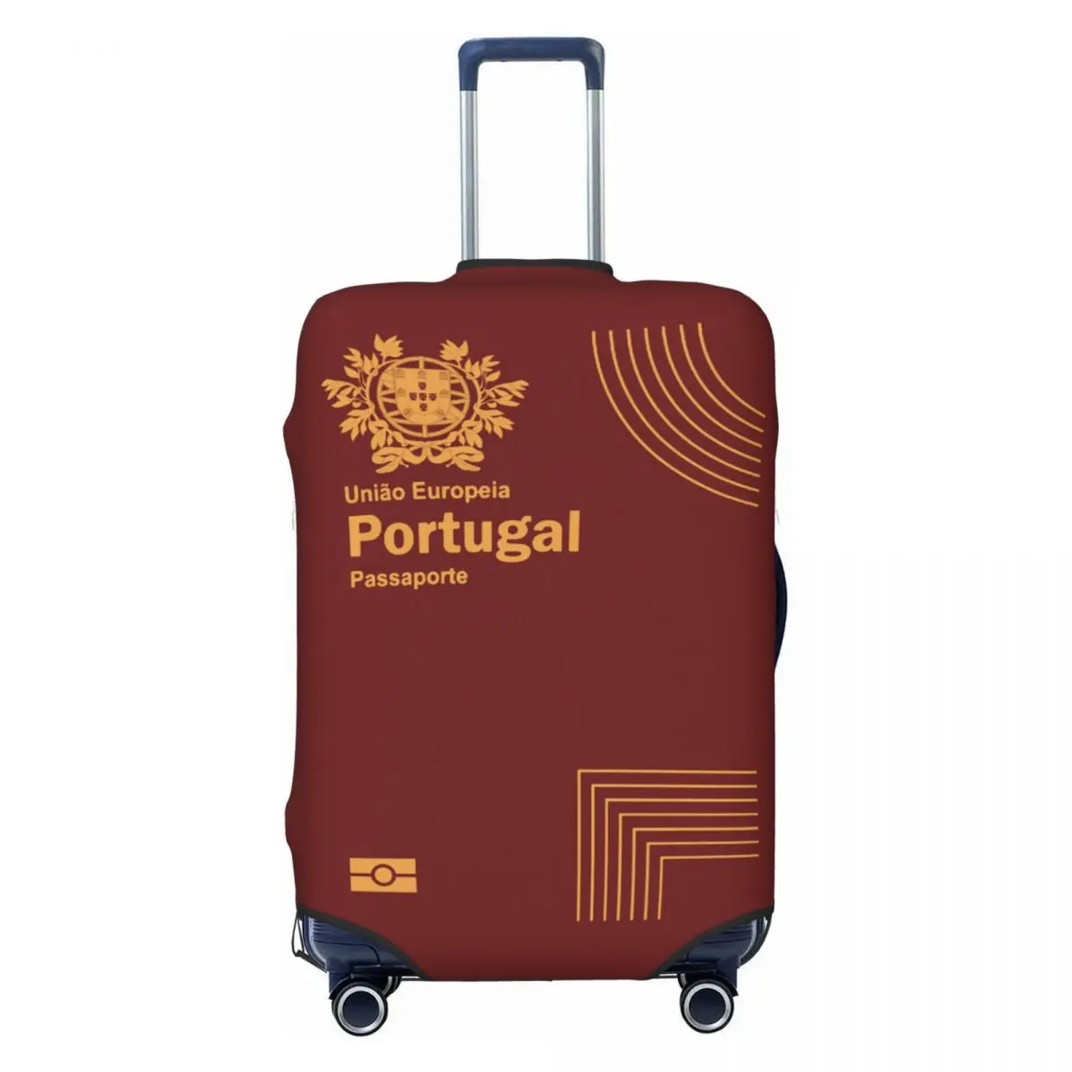 

Funny Portugal Passport Luggage Cover Protector Dust Proof Travel Suitcase Covers