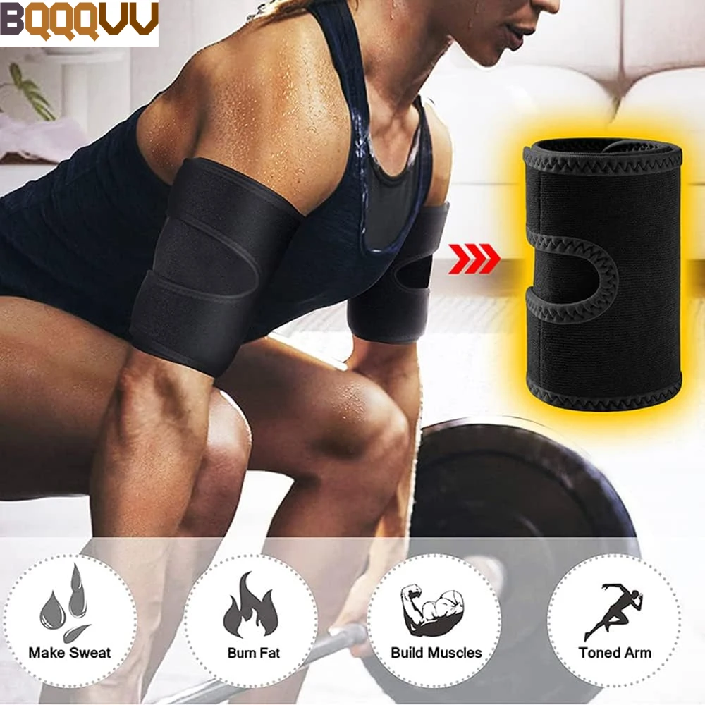 Sauna Arm Trimmers for Women, Adjustable Sweat Bands, Arm Warmers, Shaper Fat Shaper, Slimming Wraps, Sport Gym Workout, 1Pc