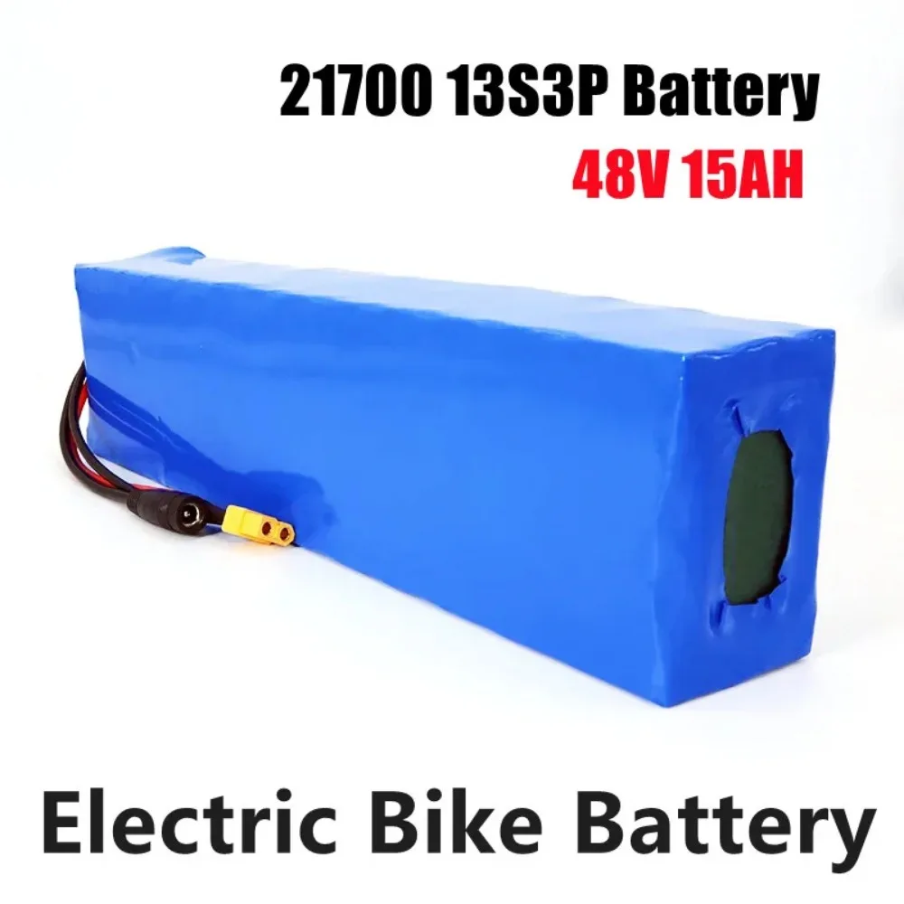 

48V 15AH 21700 13S3P high-power with BMS suitable for 500W 750W electric bicycle scooter battery 54.6V 15000mAh lithium battery