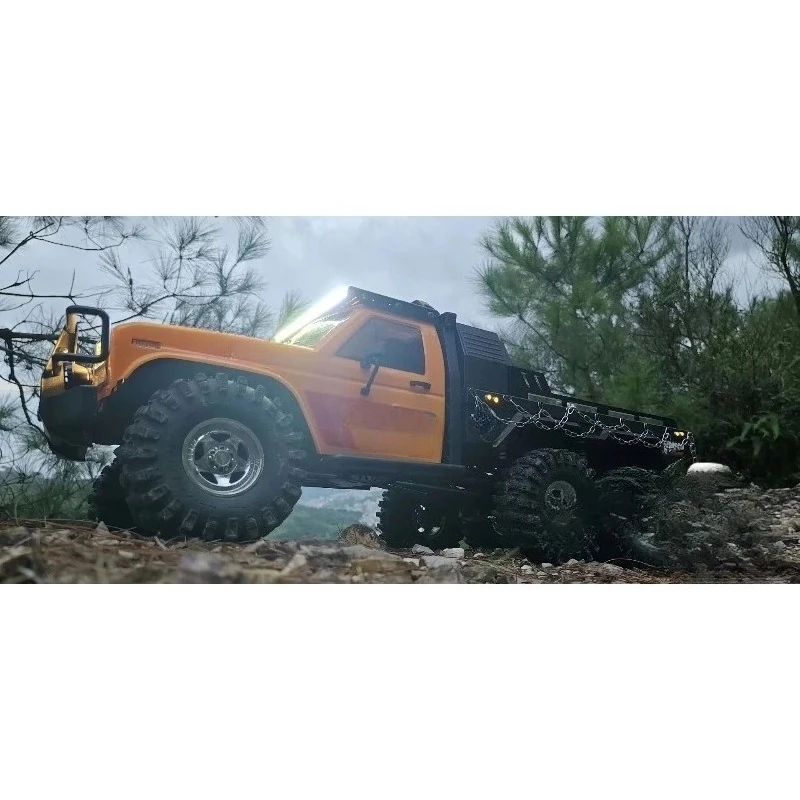 

For CROSSRC EMO XL2 1/8 RC Crawler Full Metal Roll Bar With Light Covers Upgraded Stainless Steel Parts Damage-Free Installation