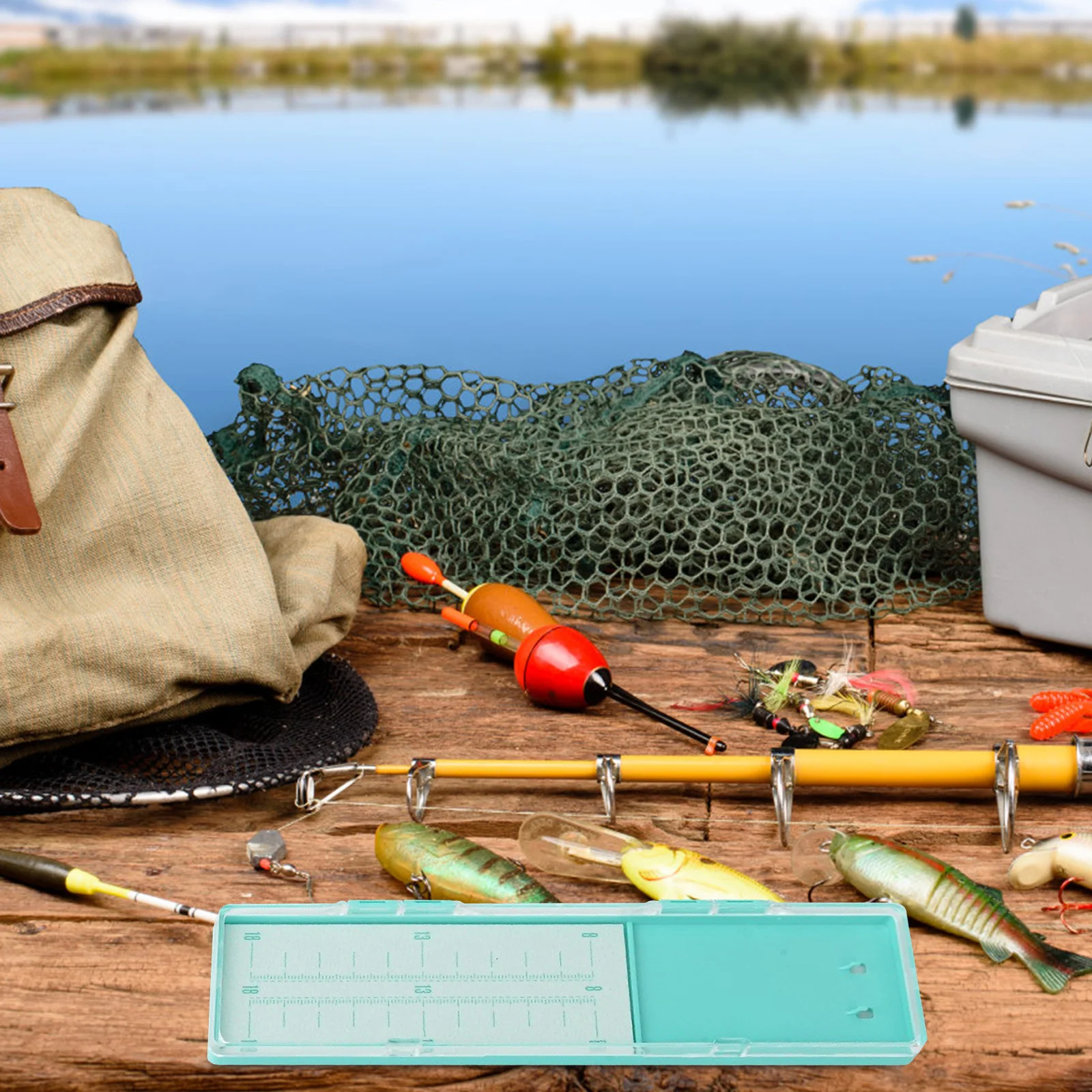 

Fishing Hook 20cm Lake Tackle Boxes Tackle Tray Gear Containers Lure Holders Storage Organizer Durable