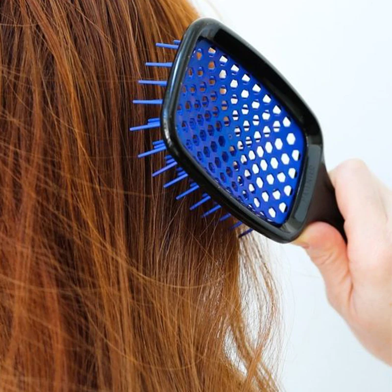 Air Cushion Comb Hollow Hairbrush Untangle Unknot Undo Hair Smooth Gloss Long Hair Dry and Wet Ventilation Women Hair Care