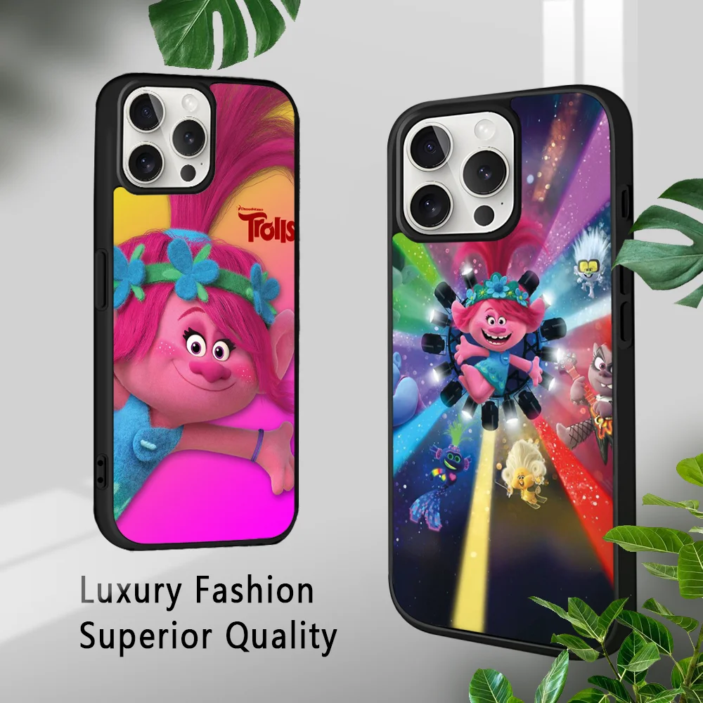 만화 T-트롤 휴대폰 케이스, 아이폰 16, 15, 14, 13, 12, 11 프로, Xs 맥스, 미니 플러스, 셀룰러 하드 펀다