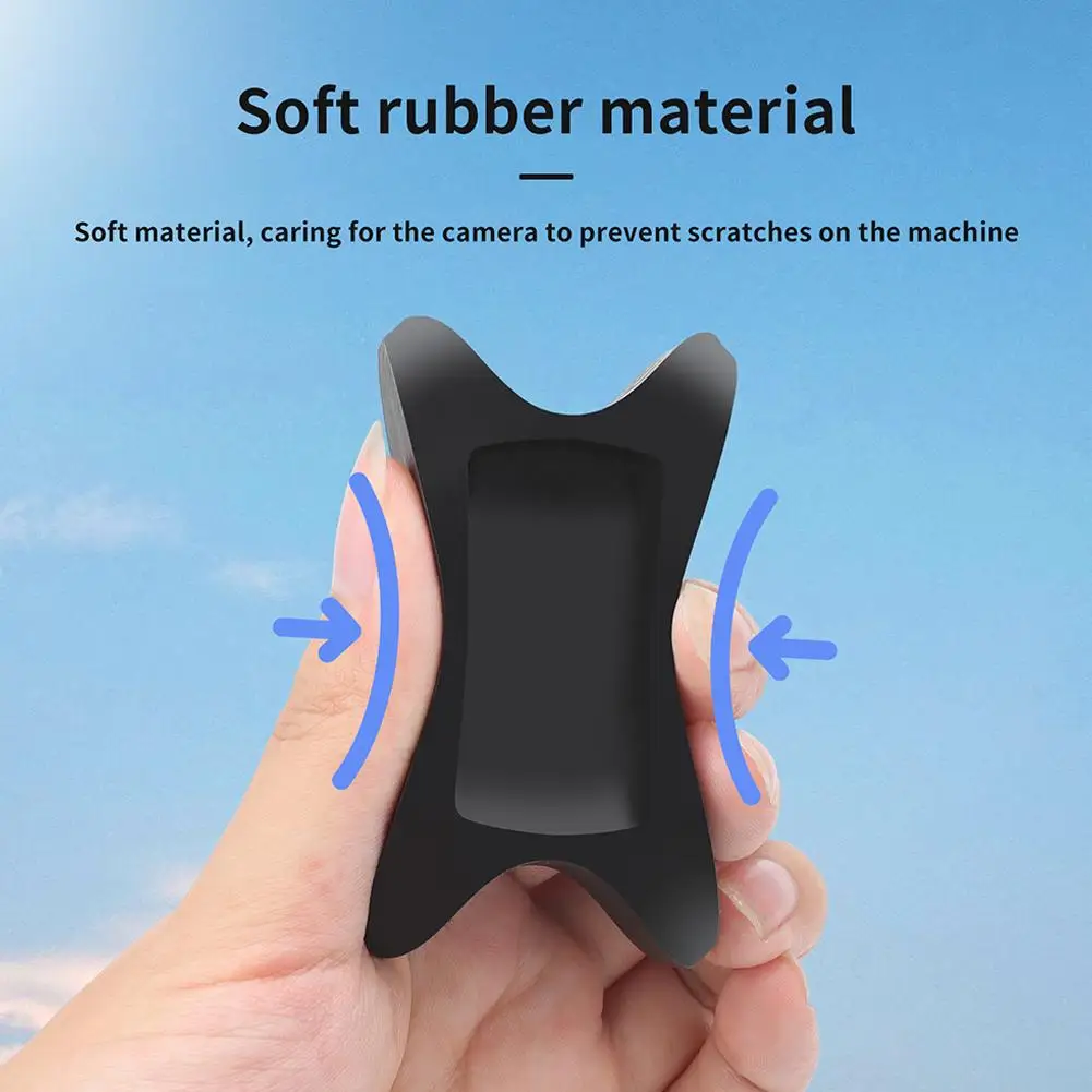 Silicone Desktop Base For Insta360 X5 Silicone Non-Slip Stand Base Holder Protective Base For Insta360 X5 Non-slip Design Parts