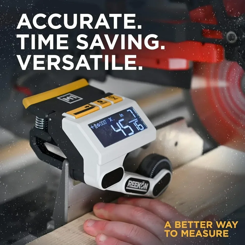 AM1 Caliber Measuring Tool for Miter Saws – Eliminates Need to Measure & Mark Materials, Reduces Cut Time and Increases Safety