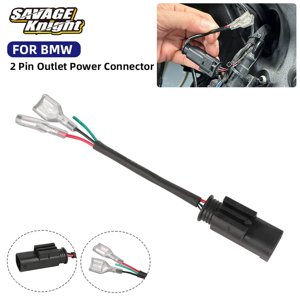 

2025 F900GS F900R F900XR Outlet Power Connector Socket Plug For BMW R1200 R1250 R1100 R1150 R900 F850 F800 F750 F650 GS S1000XR