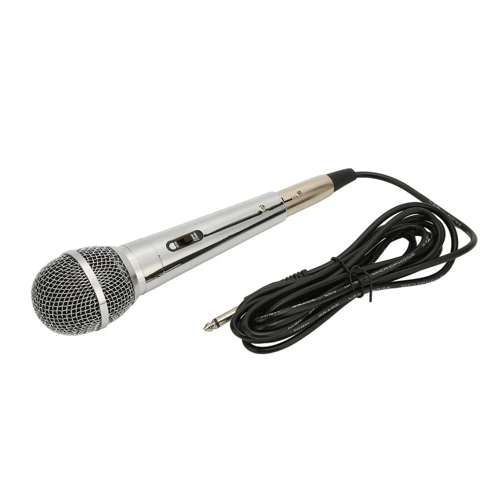 Professional Noise Cancellation Wired Microphone with 9.8ft XLR Cable Moving Coil Microphone Handheld Singing Microphone Speech