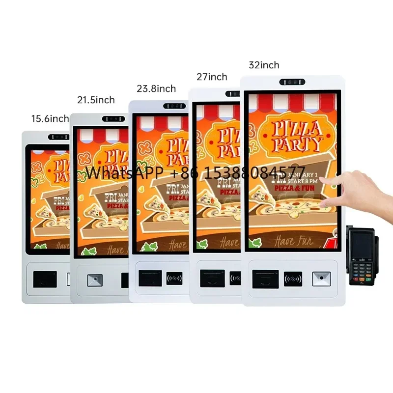 

16 22 24 27 32 Inch Self Service Ordering Kiosk Fast Food Ordering Self Service Payment Kiosk Machine for Restaurant