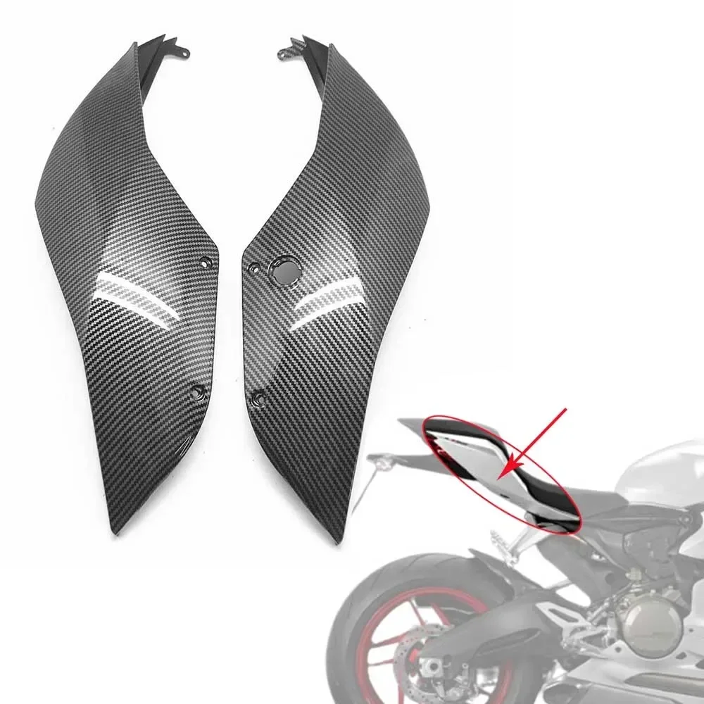 Rear Tail Side Upper Seat Cover Carbon Fiber Fairing Cowl Panel For Ducati Panigale/S/R 1199  Panigale 899  Superleggera 1199