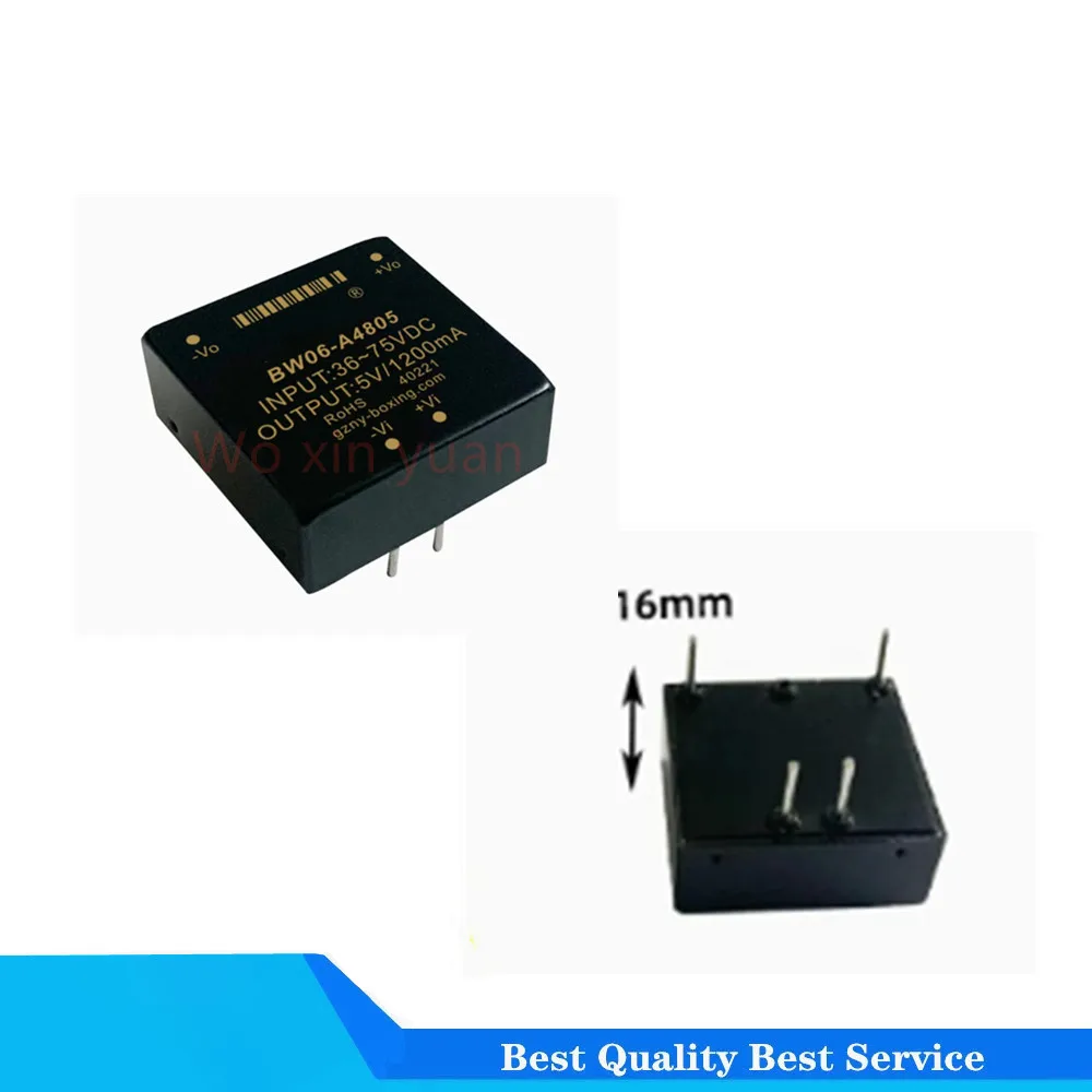 

2PCS BW06-A1875-05 BW06-A BW06 series DCDC12V24V48V to 3.3VV12V15V24V6W isolated and regulated high-efficiency power module 4PIN
