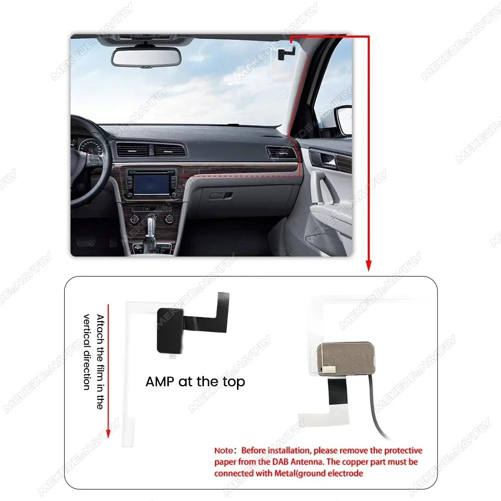 NAVIFLY Auto Accessories Universal DAB + Antenna With USB Adapter for European Android Car Radio GPS Stereo Receiver Player view 5