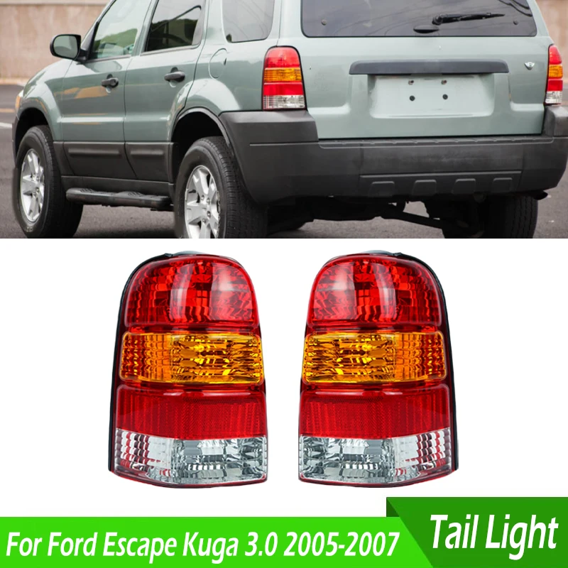 

For Ford Escape Kuga 3.0 2005 2006 2007 Car Rear Bumper Tail Light Taillights Shell Cover Brake Light Tail Lamp With No Bulbs