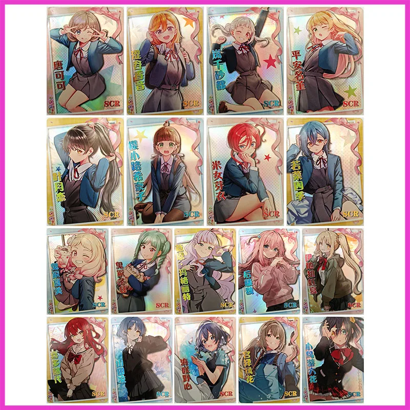 

Anime Goddess Story Rare SCR Collectible Card Gotoh Hitori Ijichi Nijika Kita Ikuyo Takanashi Rikka Toy for boy Birthday Present