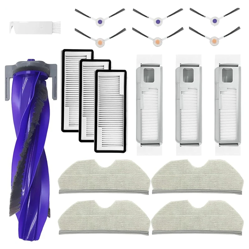 Pièces de rechange pour aspirateur robot Narwal Freo X Plus, brosse latérale principale, sacs filtrants Hepa, vadrouille, gril, accessoires