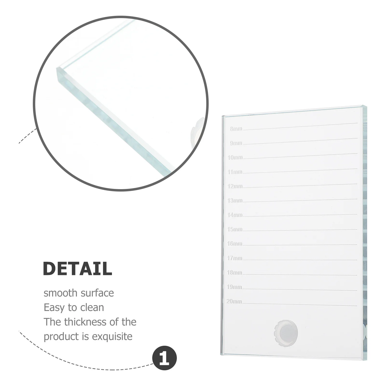 2Pcs Eyelash Extension Pallet Large Tray Lash Extension Holder Eyelash Grafting Supply Lash Stand Adhesive Glue Salon Tools