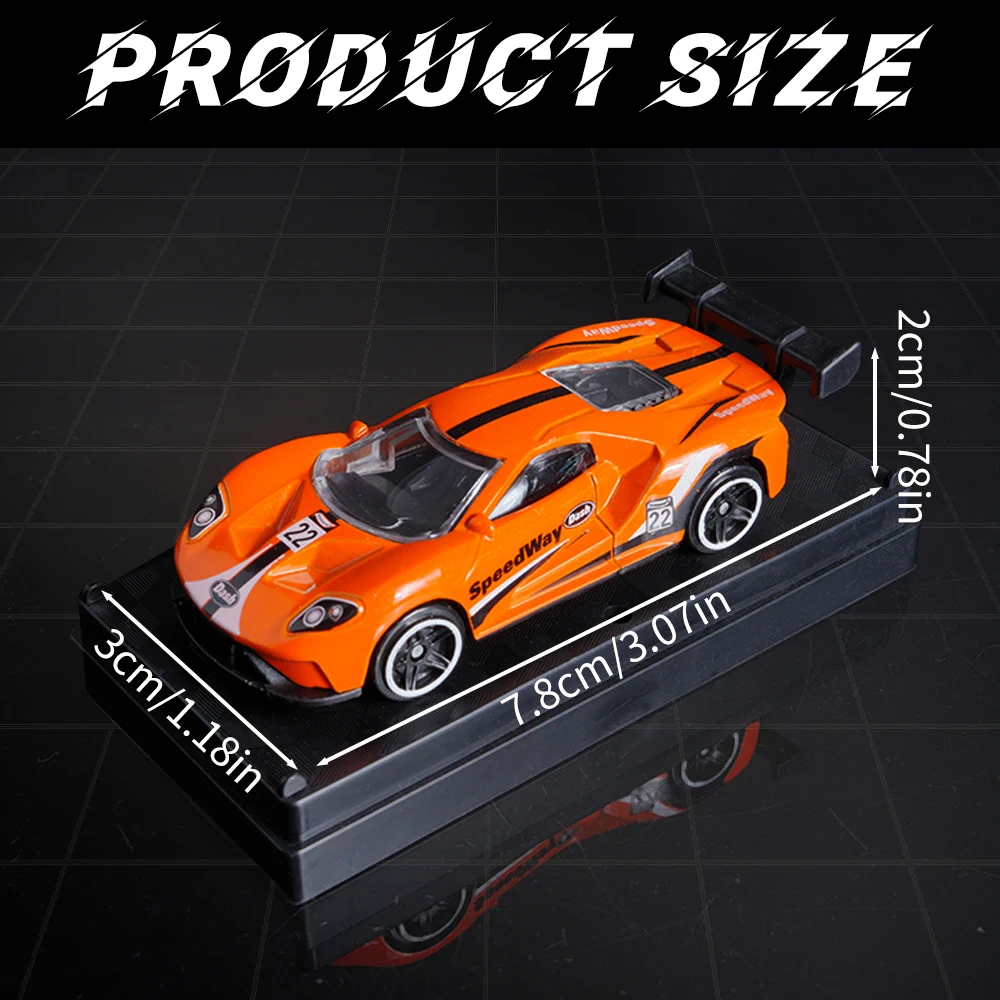 One:1 Die-cast Car Toys , Alloy Vehicles Model Collection Ornaments, 1/64 Scale Miniatures Simulation Supercars, for Age 3+ Boy