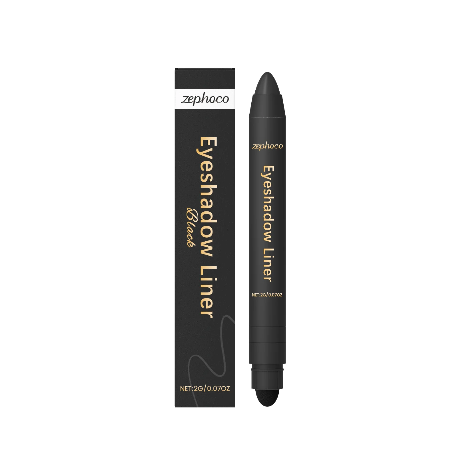Zephoco Eyeliner coloré ombre à paupières Smokey 2 en 1 maquillage imperméable et résistant à la sueur brillant paillettes fard à paupières bâton stylo Eye Liner