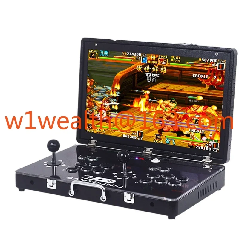 New 19-inch arcade Pandora joystick game console all-in-one machine Moonlight Treasure Box outdoor portable folding fighting