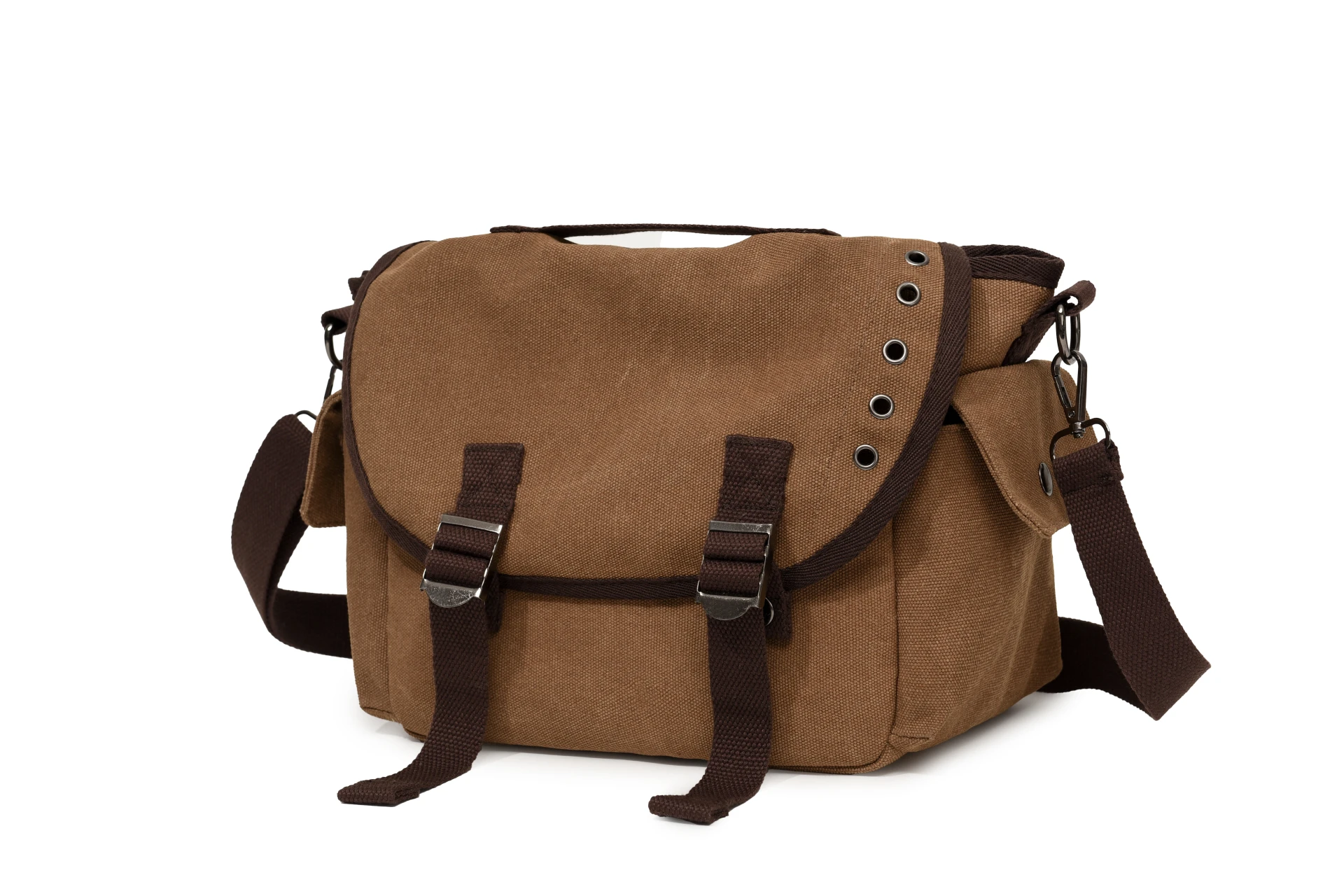 Bolsa mensageira de lona vinta - Canvas Backpack Casual avaliação e preço