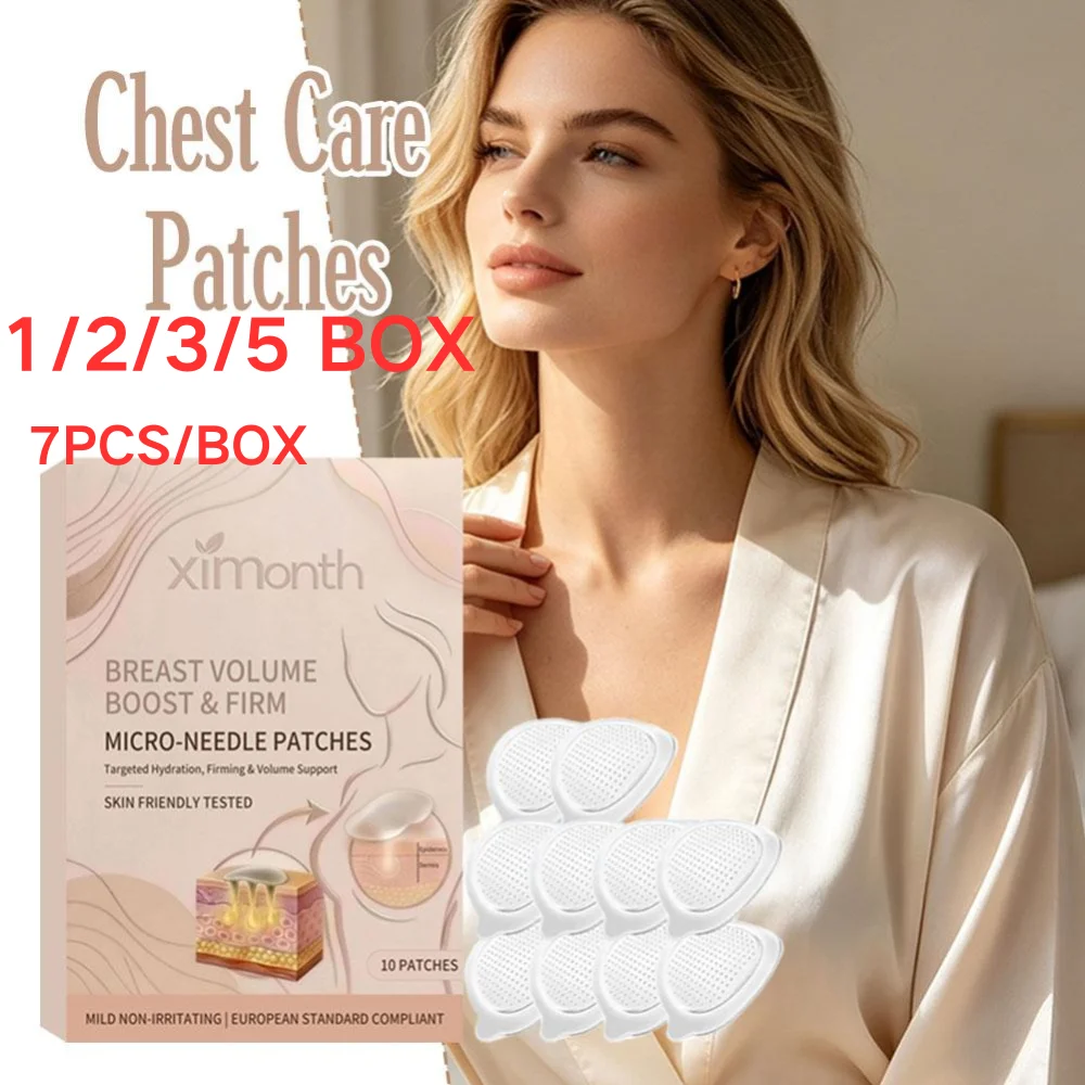 Breast Firming Micro Needle Patches Targeted Hydration Skin 10pcs/Box Elasticity Support Overnight Body Care for Women