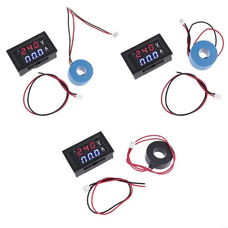 

E1PC 0,28 "Цифровой вольтметр Ammeter 60-500V 10A 50A 100A Meter Meter Lauge